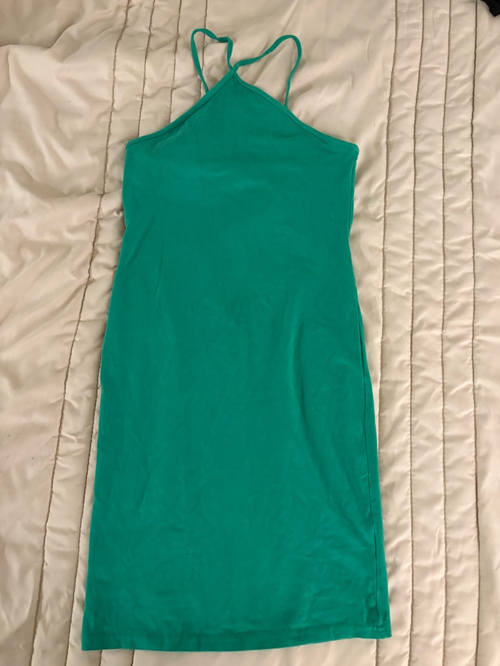 H&M Green Mini Bodycon Dress